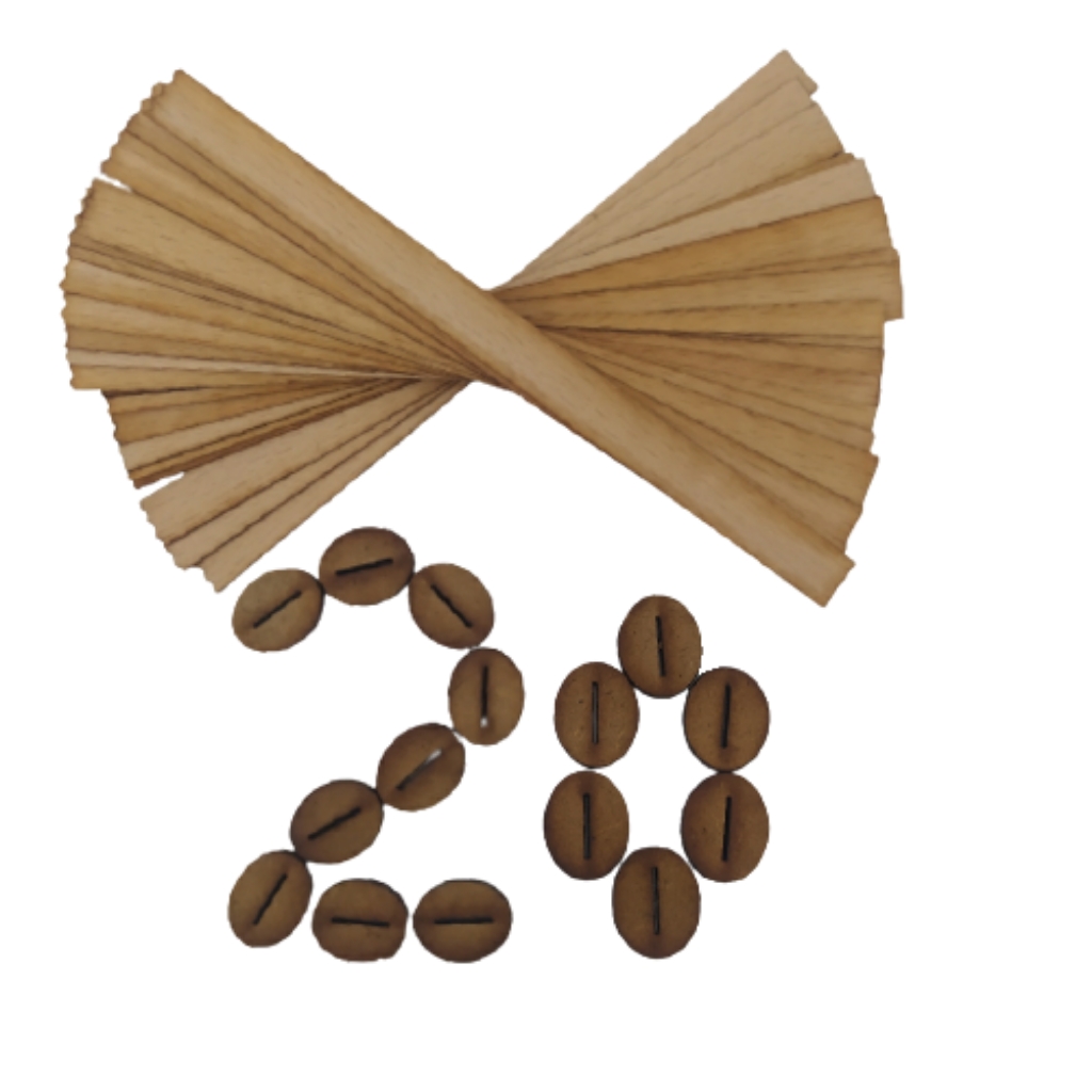 فیتیله شمع بی مدل سلولزی بسته 20 عددی