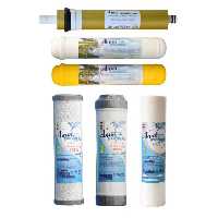 فیلتر دستگاه تصفیه آب آکوا پیورست مدل CZ 6030 RO NEW مجموعه 5 عددی به همراه فیلتر تصفیه مدل ممبران