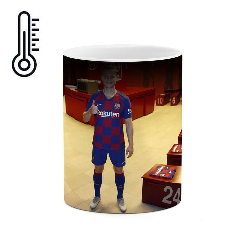 ماگ حرارتی طرح فوتبالیست De jong مدل mgph12210