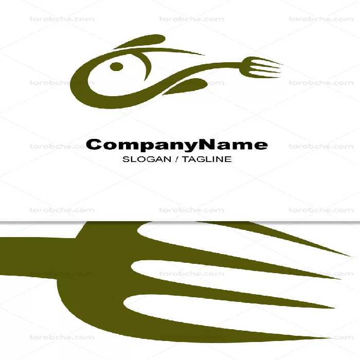 لوگو رستوران غذاهای دریایی | گرافیک با طعم تربچه