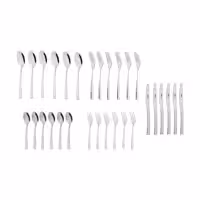 سرویس قاشق و چنگال 30 پارچه ناب استیل مدل felorance کد 310