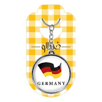 جاکلیدی خندالو طرح پرچم المان مدل دوطرفه کد 2065020645