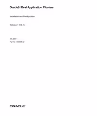 خرید و دانلود نسخه کامل کتاب Oracle 9i Real Application Clusters Installation and Configuration (Part No A89868-02) (Release 9 0 1) (2001)