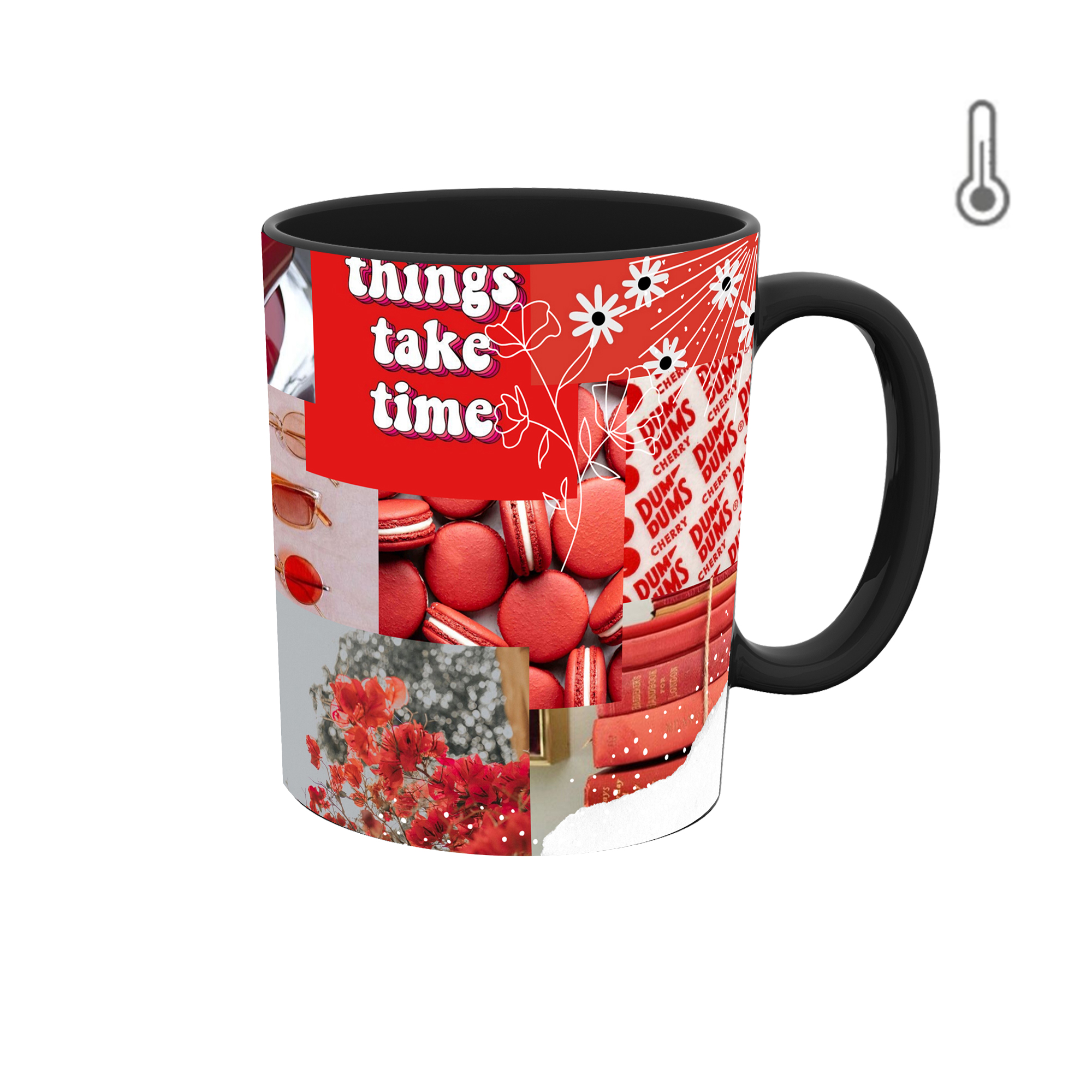 ماگ حرارتی طرح عکس گرافیکی روز عشق 