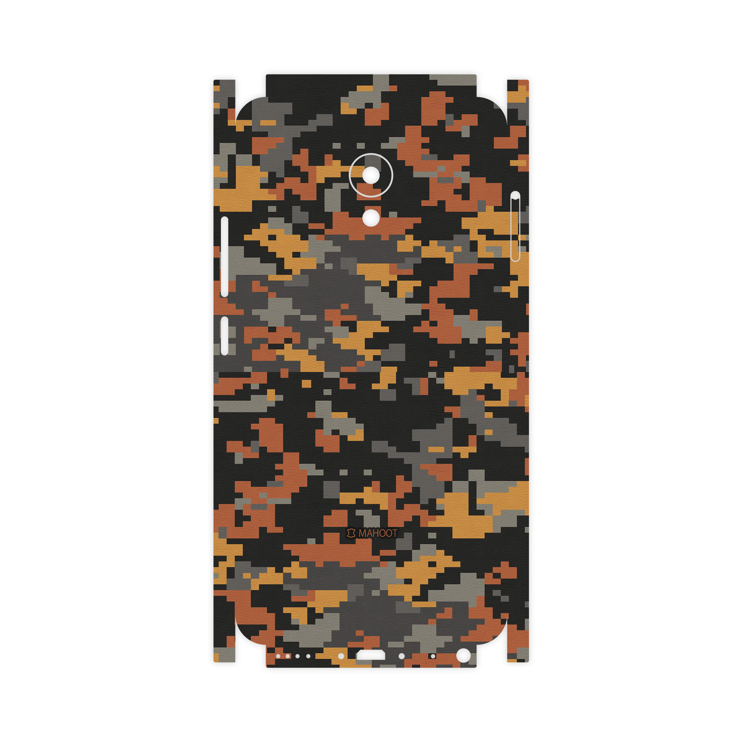 برچسب پوششی ماهوت مدل Army-Autumn-pixel-FullSkin مناسب برای گوشی موبایل میزو M5