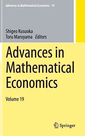 [PDF] دانلود کتاب Advances In Mathematical Economics. Vol.19, 2015