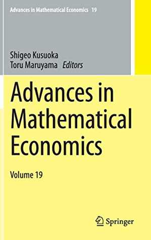 [PDF] دانلود کتاب Advances In Mathematical Economics. Vol.19, 2015