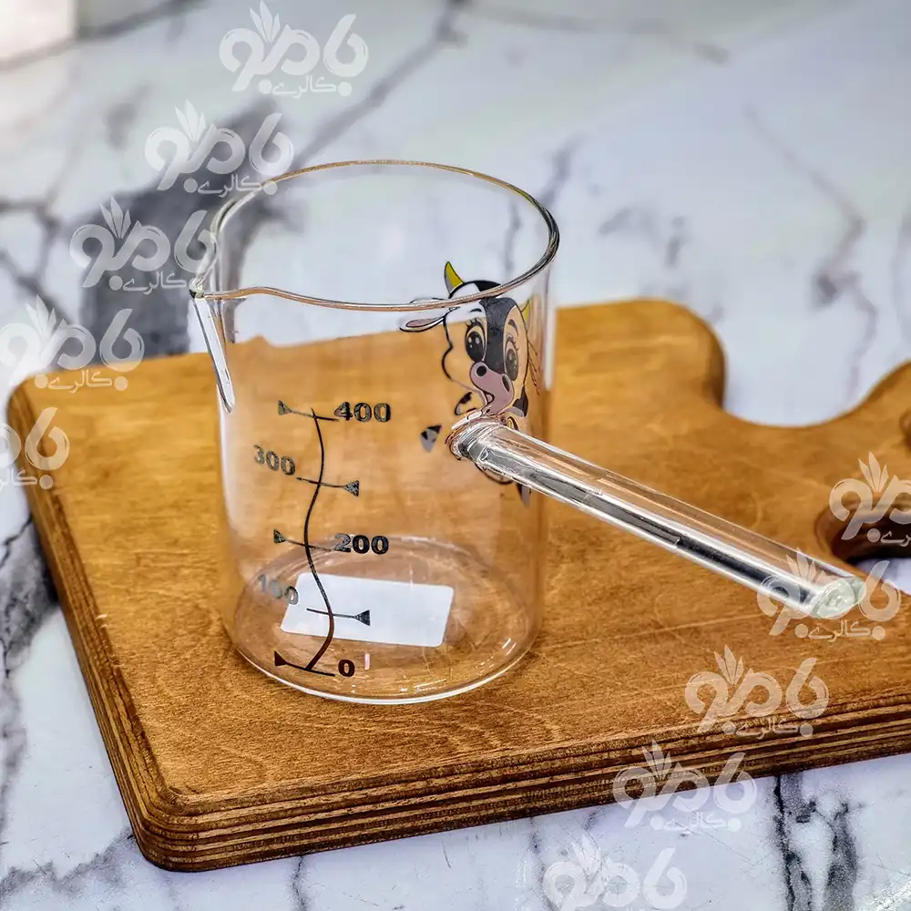 شیر جوش پیرکس استوانه طرح گاوی