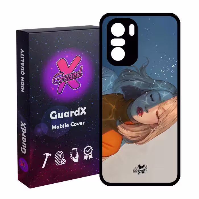 کاور گارد ایکس طرح Girl مدل Glass10013 مناسب برای گوشی موبایل شیائومی Poco F3/MI 11X/MI 11X Pro/Redmi K40/K40 Pro
