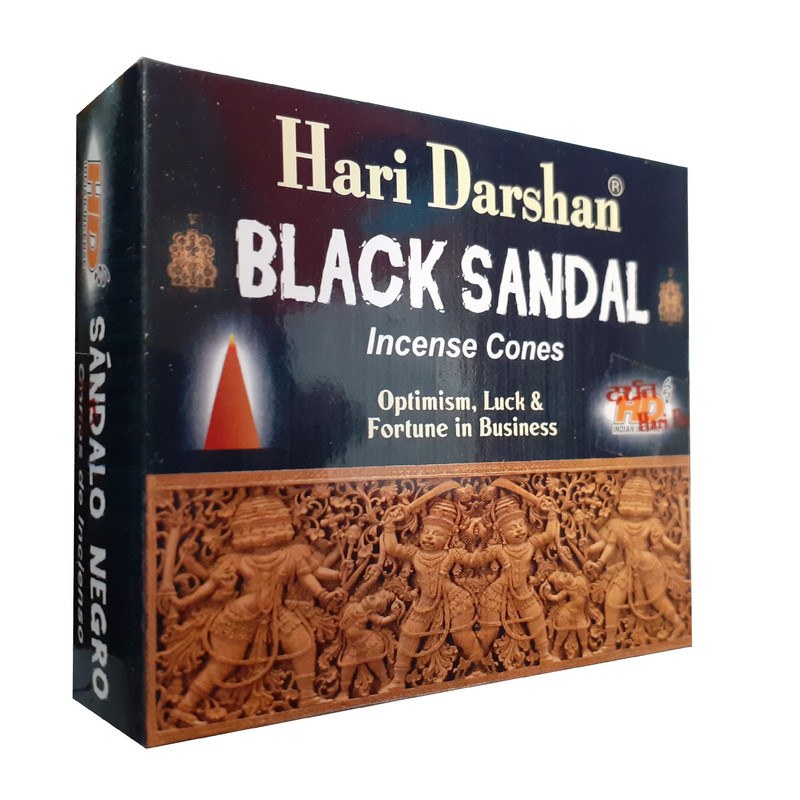 عود مخروطی مدل هاری دارشان  رایحه بلک صندل بسته 10 عددی