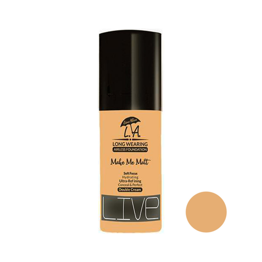 کرم پودر پمپی ال ای مدل Make Me Matt شماره 322 حجم 30میل