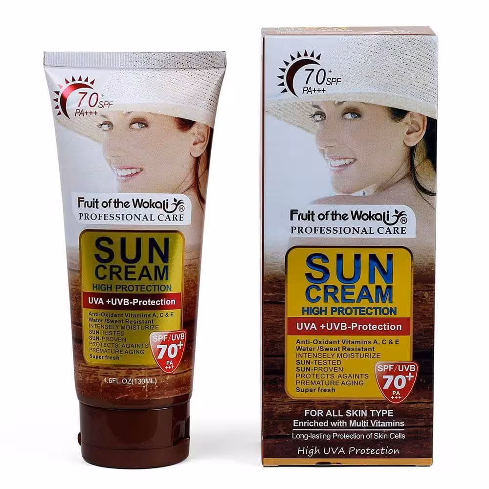 کرم ضد آفتاب بی رنگ وکالیی spf70