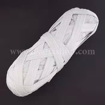 کش رکاب سوتین 1.5 سفید طرح دار