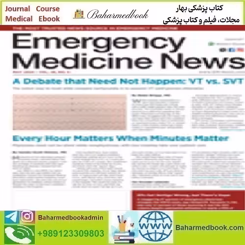 Emergency Medicine News Volume 46 1 to 5 2024 TRU