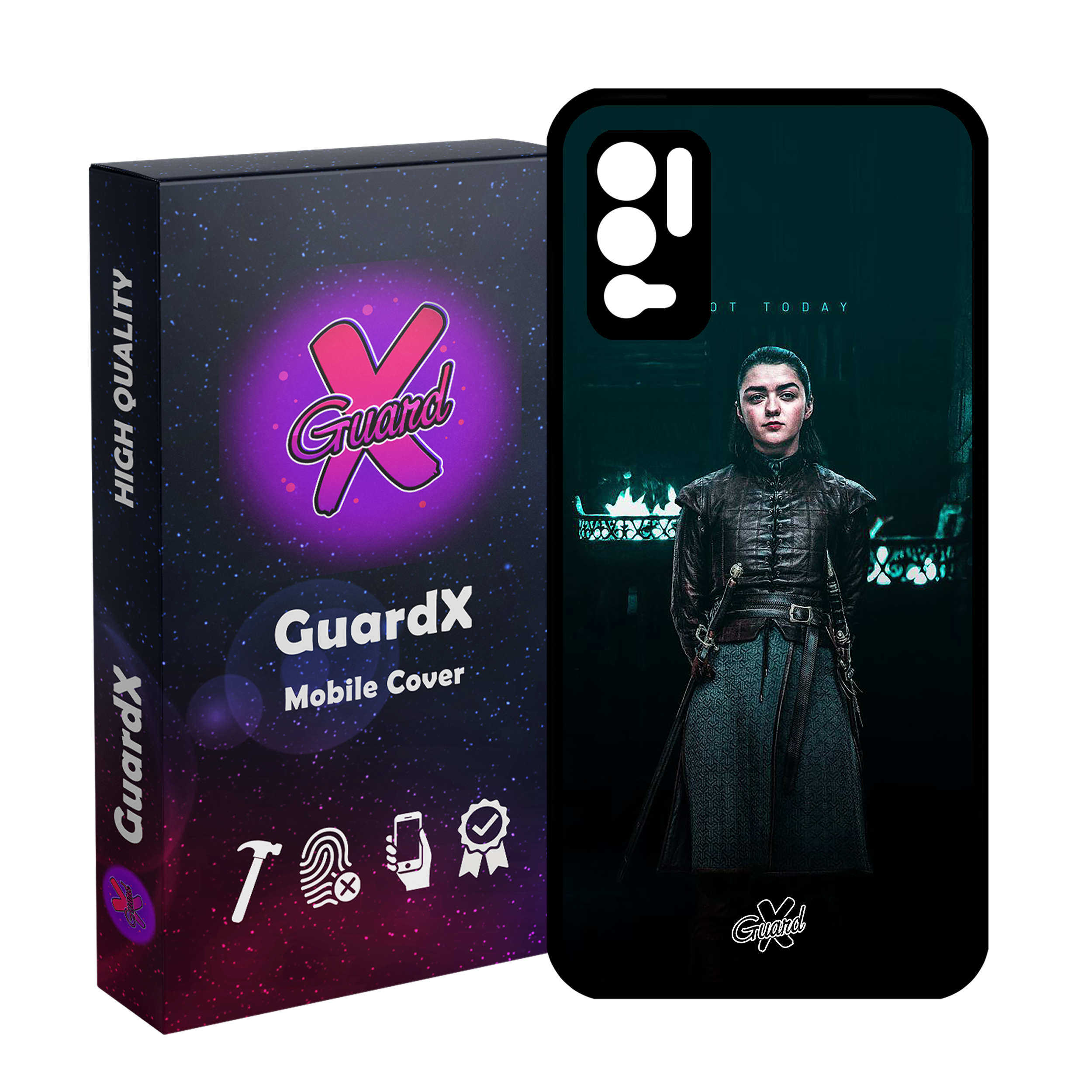 کاور گارد ایکس طرح آریا مدل Glass10421 مناسب برای گوشی موبایل شیائومی Redmi Note 10 5G/Poco M3 Pro /Redmi Note 10T 5G