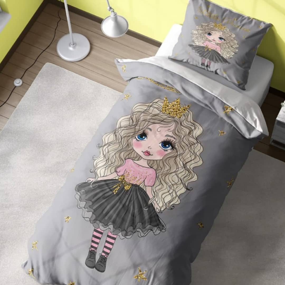 سرویس خواب مدل عروسکی سه بعدی FANCYfree یک نفره چهار تکه