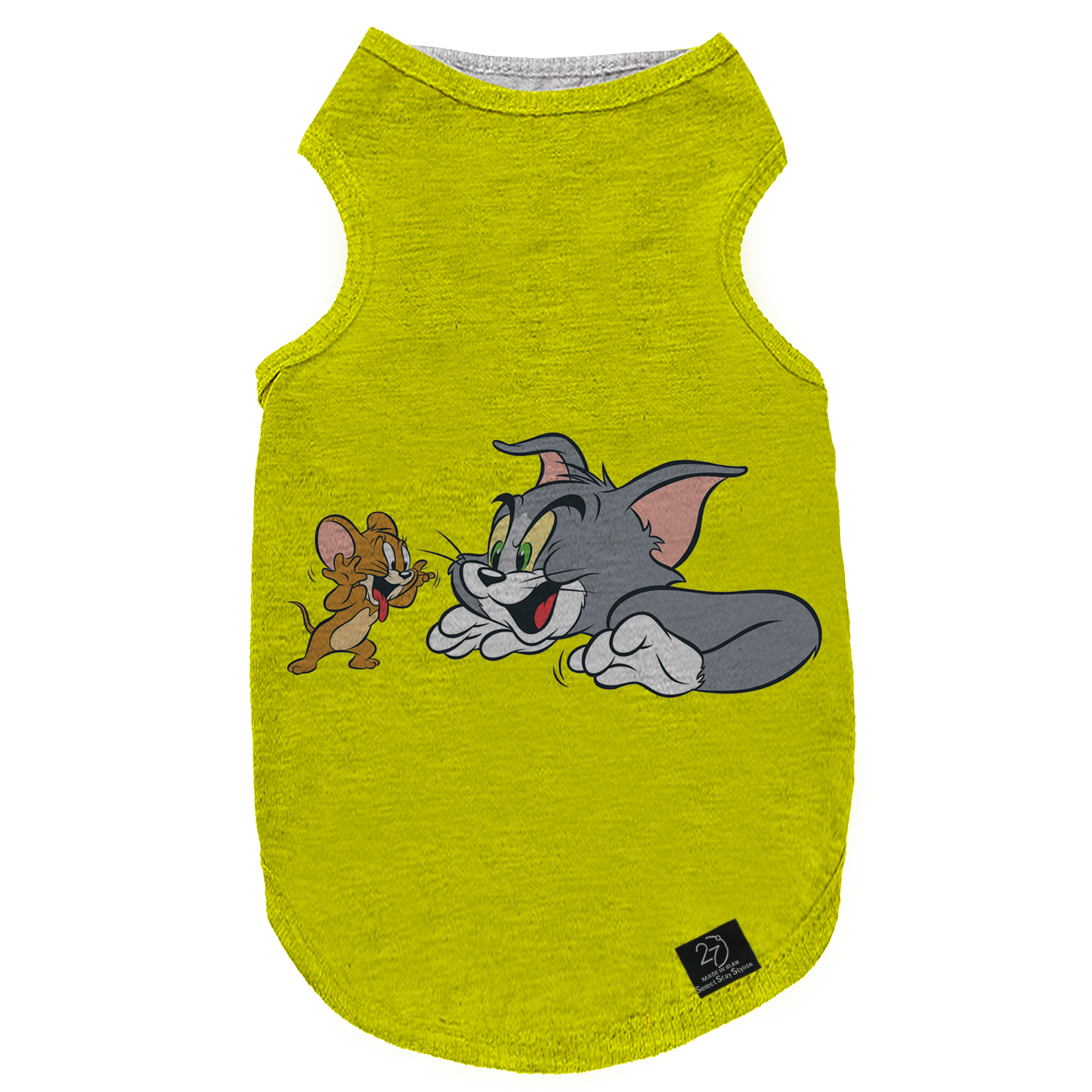 لباس سگ و گربه 27 طرح Tom & Jerry 1 کد MH156 سایز L