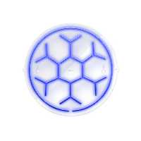 چراغ دیواری نئون دیزاین طرح Soccer-Ball-GL_BL
