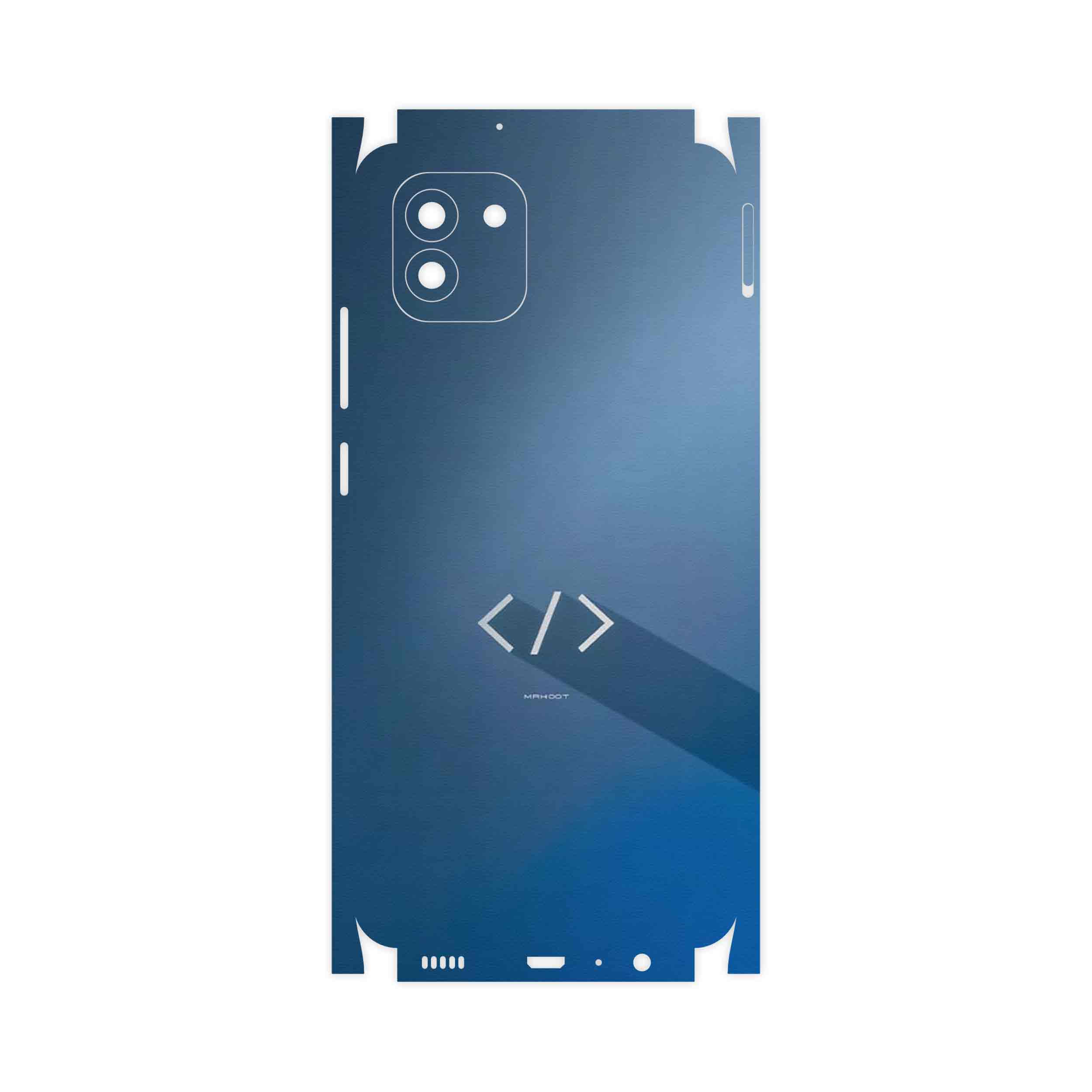 برچسب پوششی ماهوت مدل Minimal Coding icon-FullSkin مناسب برای گوشی موبایل سامسونگ Galaxy A03
