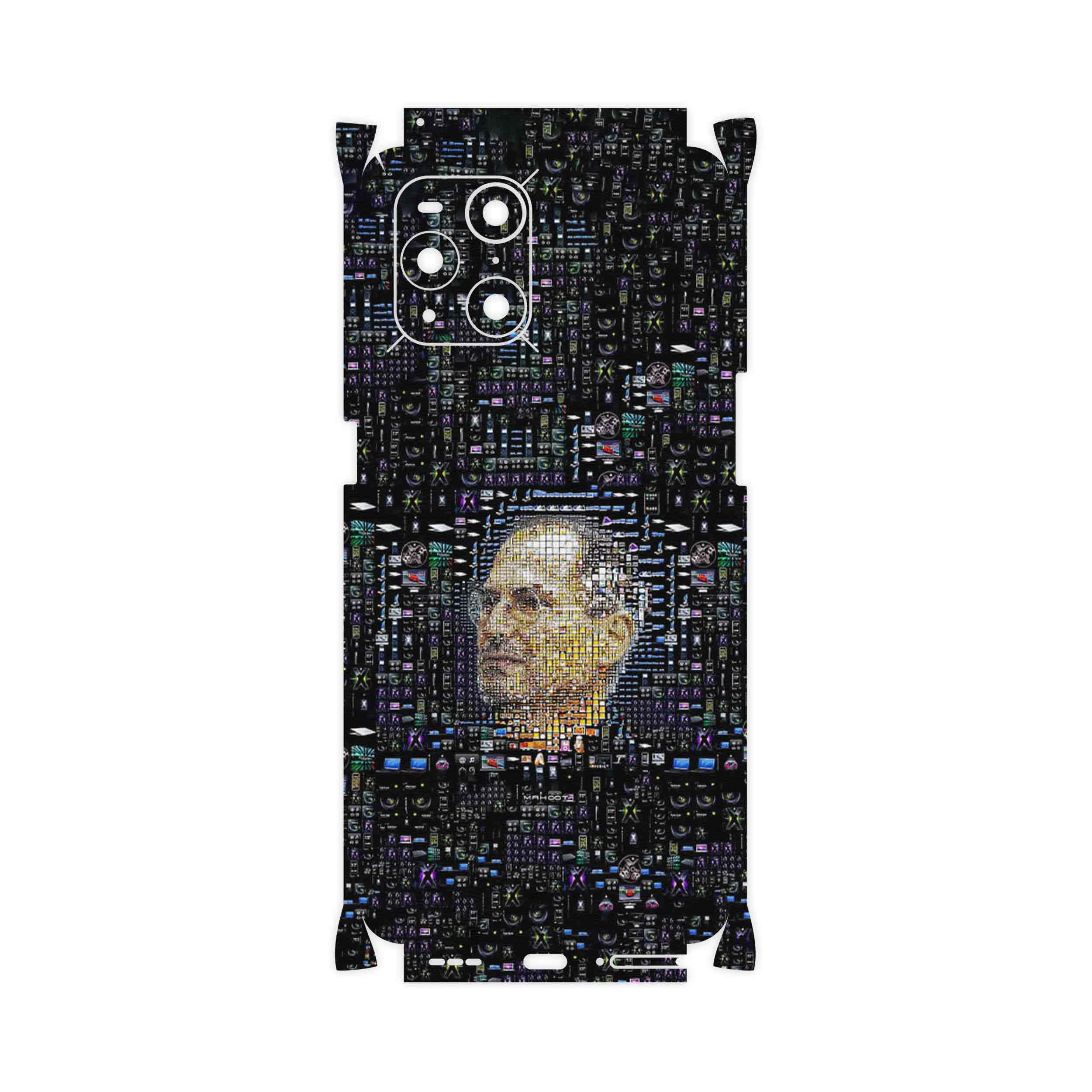 برچسب پوششی ماهوت مدل Collage of Steve Jobs 2-FullSkin مناسب برای گوشی موبایل اپو Find X3 Pro
