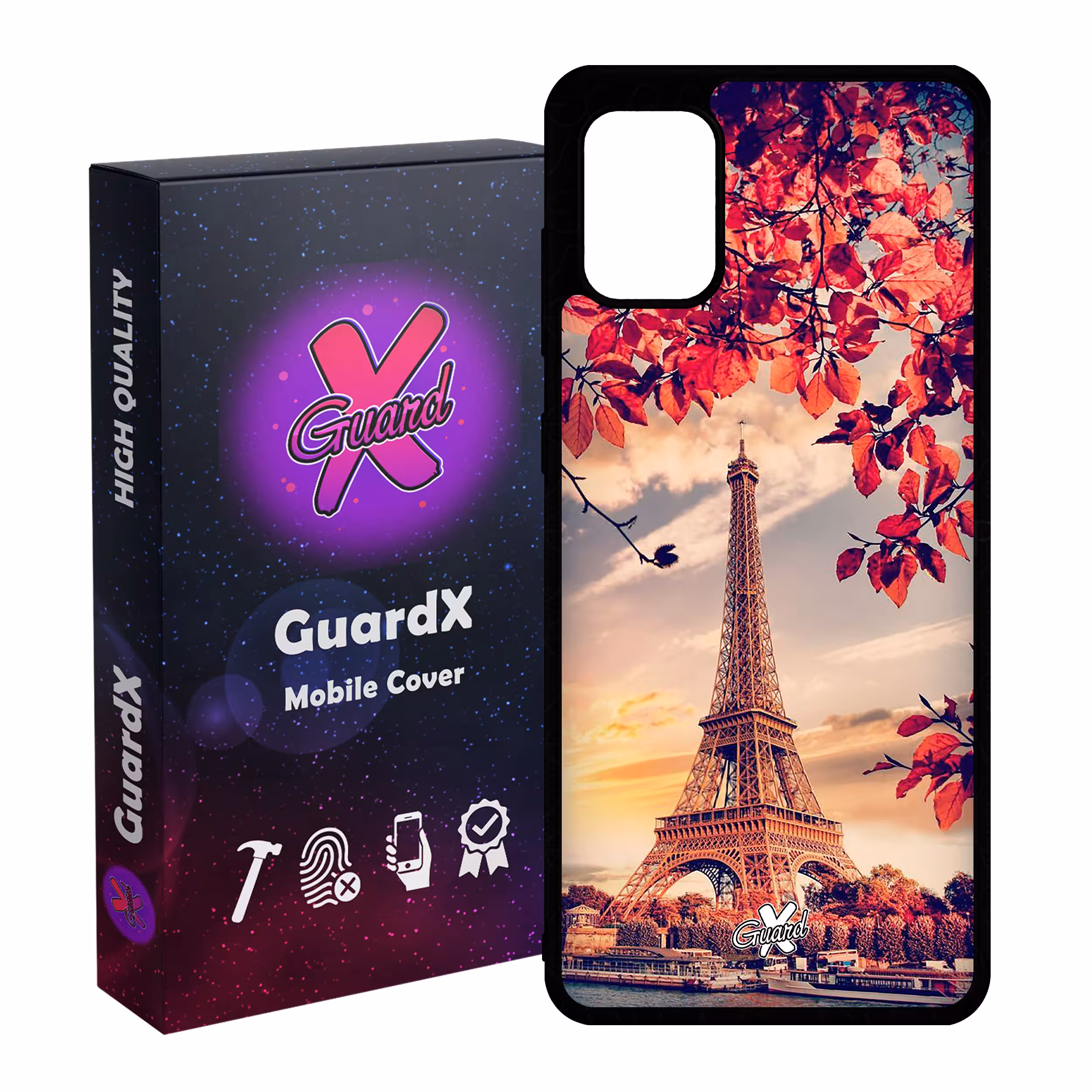 کاور گارد ایکس طرح Eiffel Tower مدل Glass10125 مناسب برای گوشی موبایل سامسونگ Galaxy A31