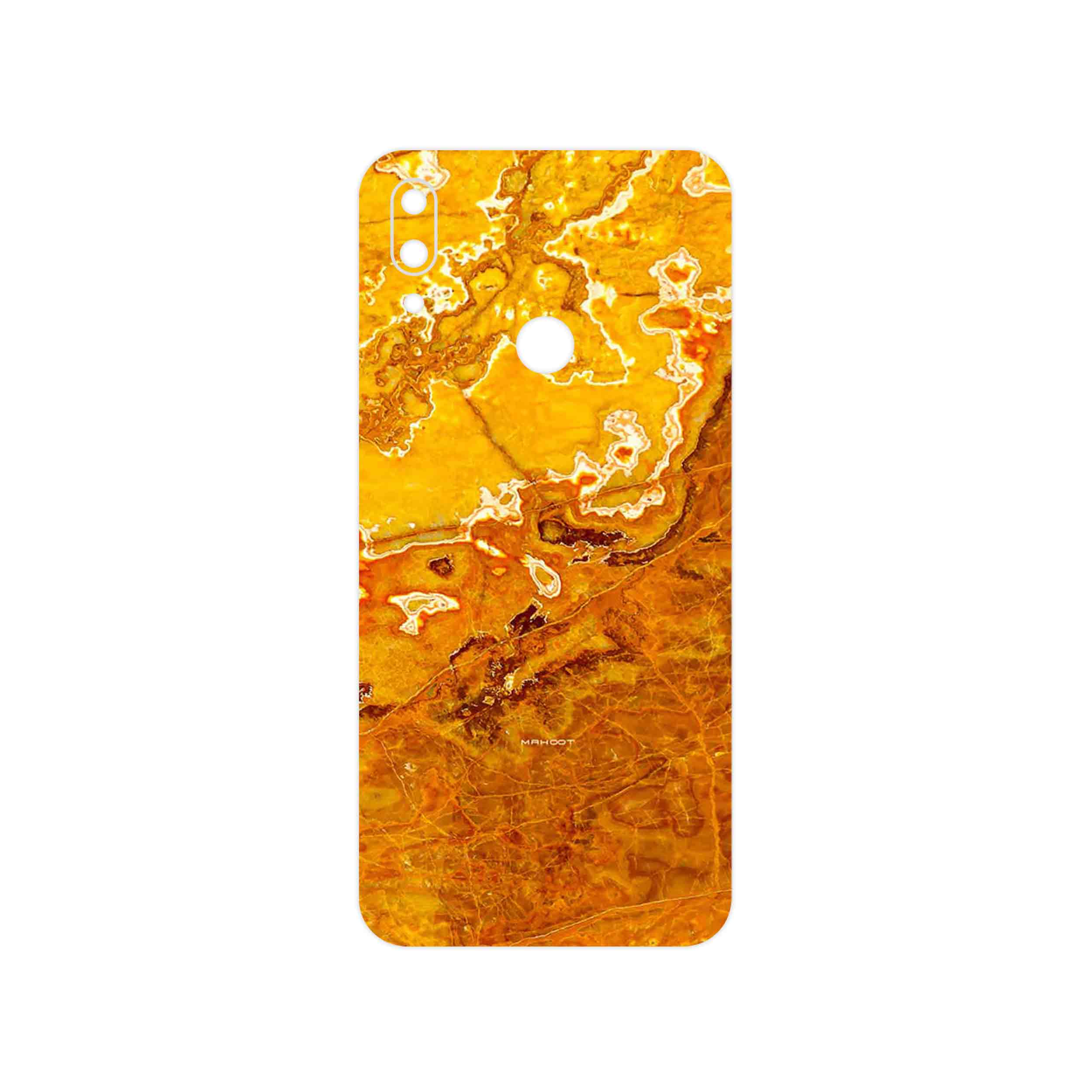برچسب پوششی ماهوت مدل Gold Marble مناسب برای گوشی موبایل شیائومی Redmi Note 7