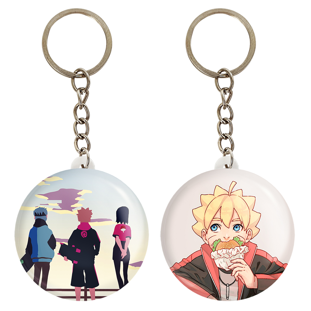 جاکلیدی خندالو مدل سارادا و بوروتو و میتسوکی انیمه بوروتو کد 1573615735 مجموعه 2 عددی