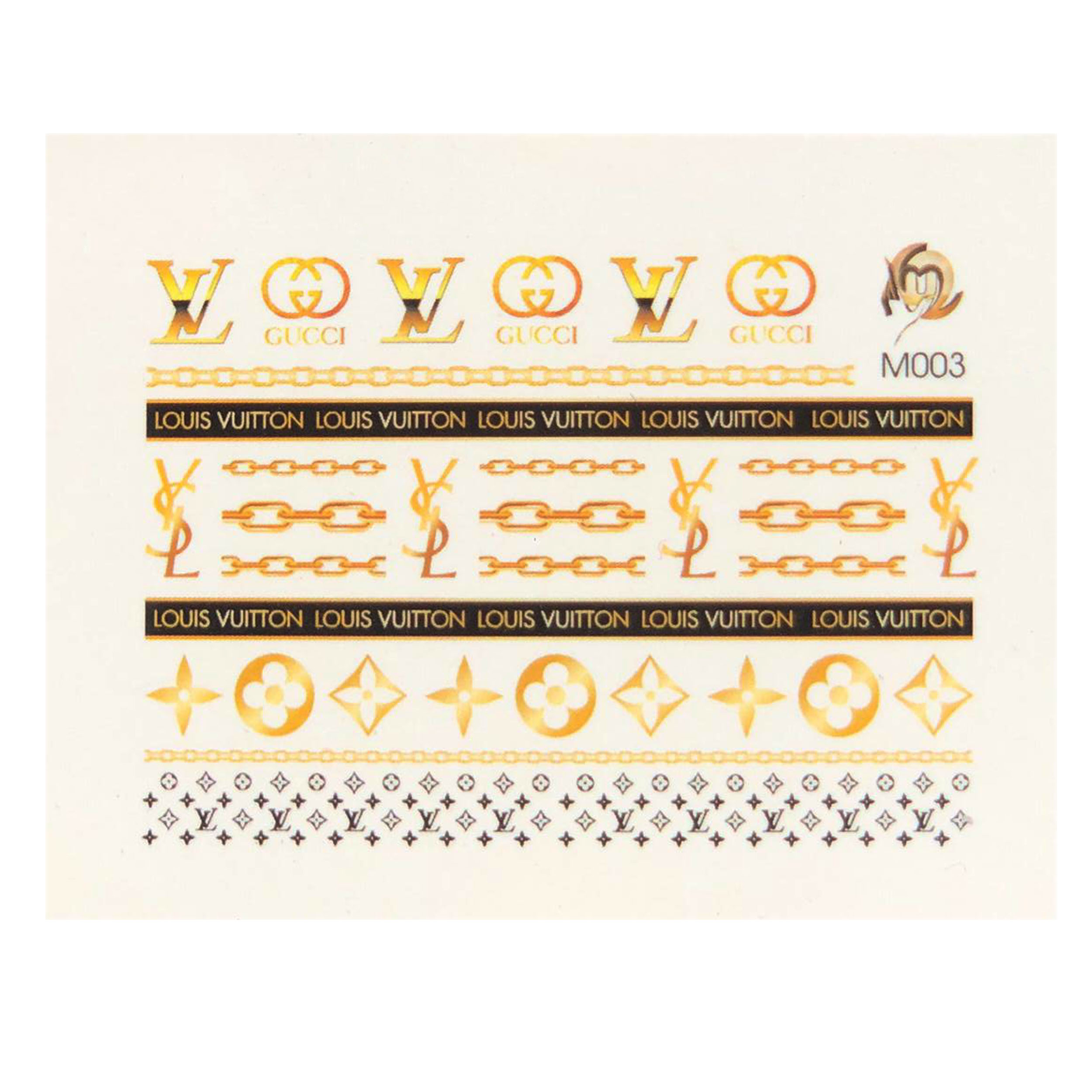 برچسب لنز ناخن کد M-003