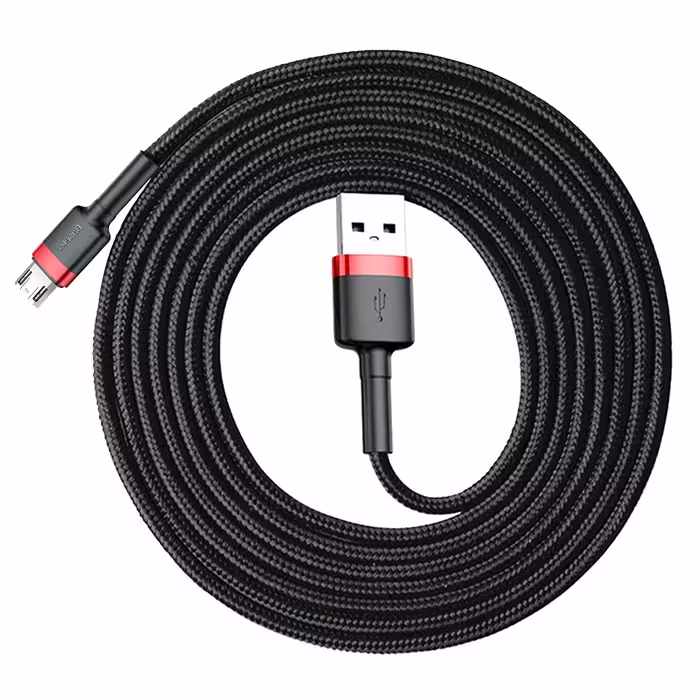 کابل تبدیل USB به microUSB باسئوس مدل CAMKLF-C91 طول 2 متر