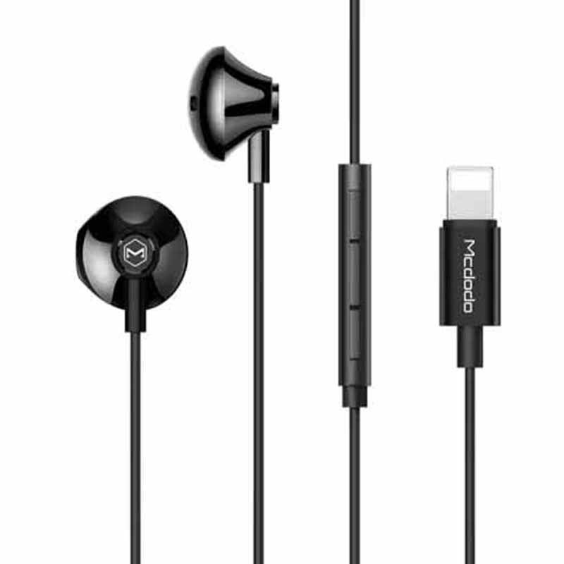 هندزفری لایتنینگ مک دودو مدل6120-HP       سیاه