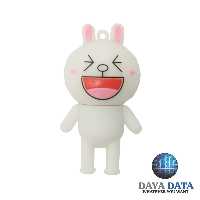 فلش مموری فانتزی  دایا  دیتا  طرح  خرگوش خندان  مدلPF1087-5 ظرفیت64GB -USB2 