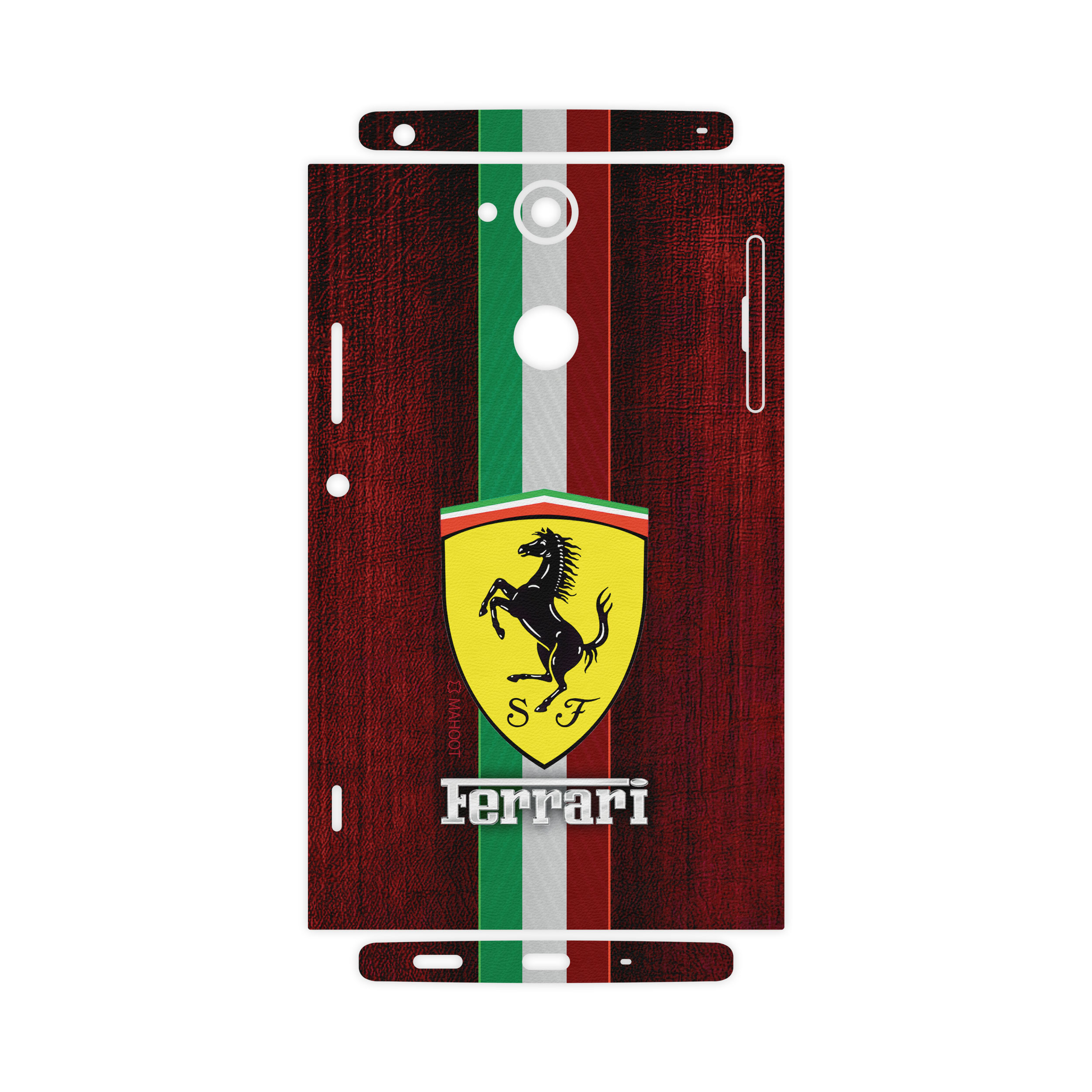 برچسب پوششی ماهوت مدل Ferrari-FullSkin مناسب برای گوشی موبایل سونی Xperia XA2