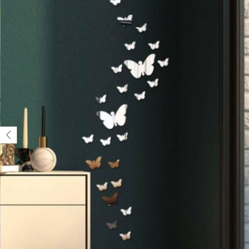 اینه دکوراتیو مدل پروانه مجموعه 20 عددی