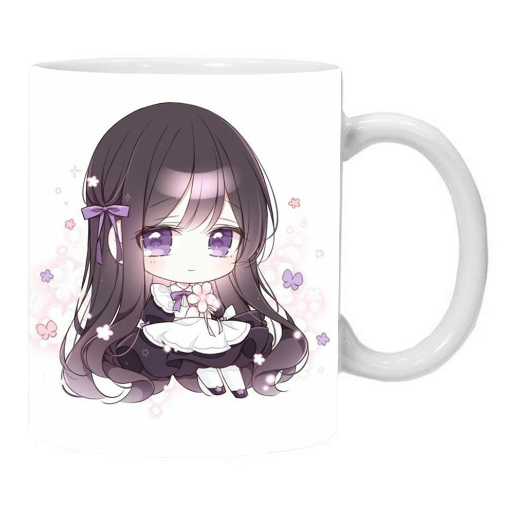 ماگ طرح دختر انیمه ای کیوت مدل MLS6738