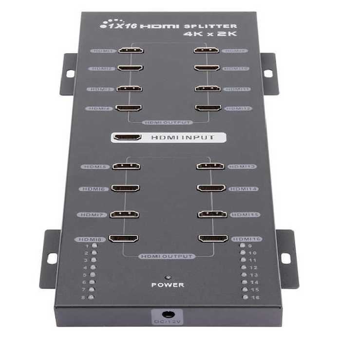 اسپلیتر 1 به 16 HDMI لنکنگ مدل LKV316A باکیفیت  4K و 2K