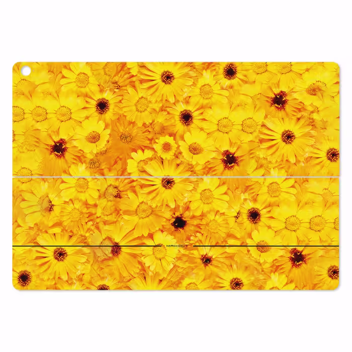 برچسب پوششی ماهوت مدل Yellow-Flower مناسب برای تبلت ایسوس Transformer 3 Pro 2016