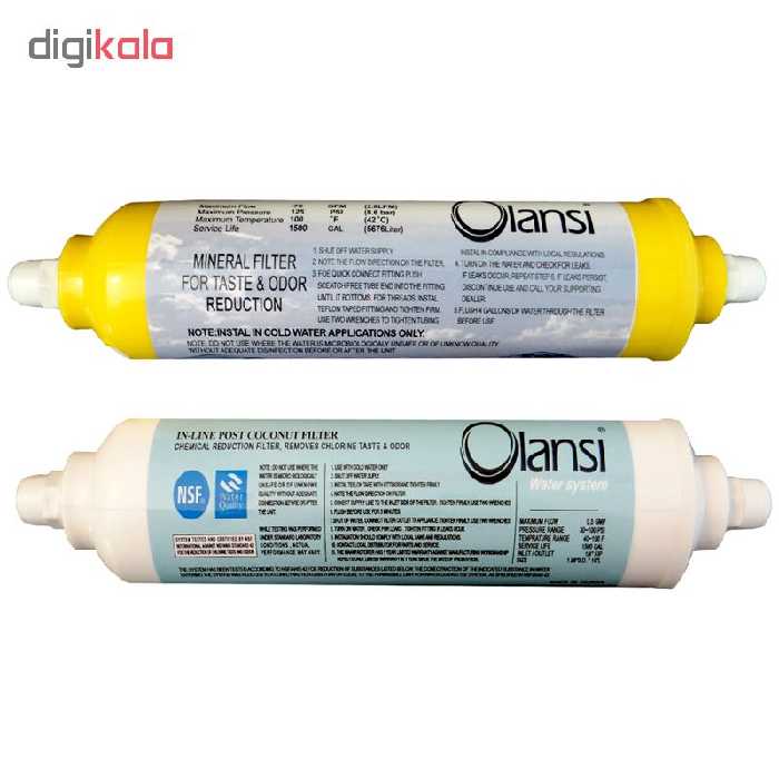 فیلتر دستگاه تصفیه کننده آب مدل FOW-4N مجموعه 4 عددی