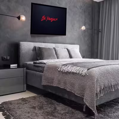 تابلو مدل spider noir کد F-17033