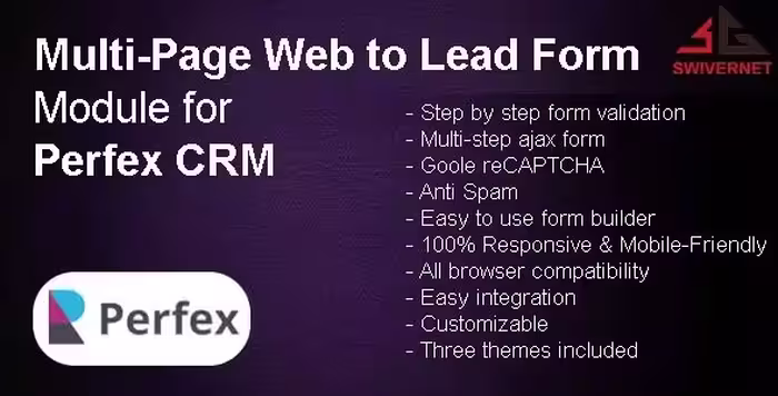 دانلود ماژول Multi-Page Web to Lead Form برای پرفکس