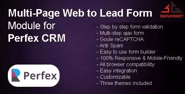 دانلود ماژول Multi-Page Web to Lead Form برای پرفکس