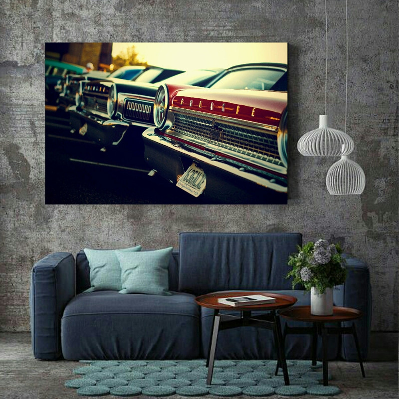 تابلو شاسی طرح ماشین مدل TSH1405 | دنیای قاب