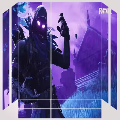 برچسب پلی استیشن ۴ مدل ps4 fat طرح fortnite کد PS-1017