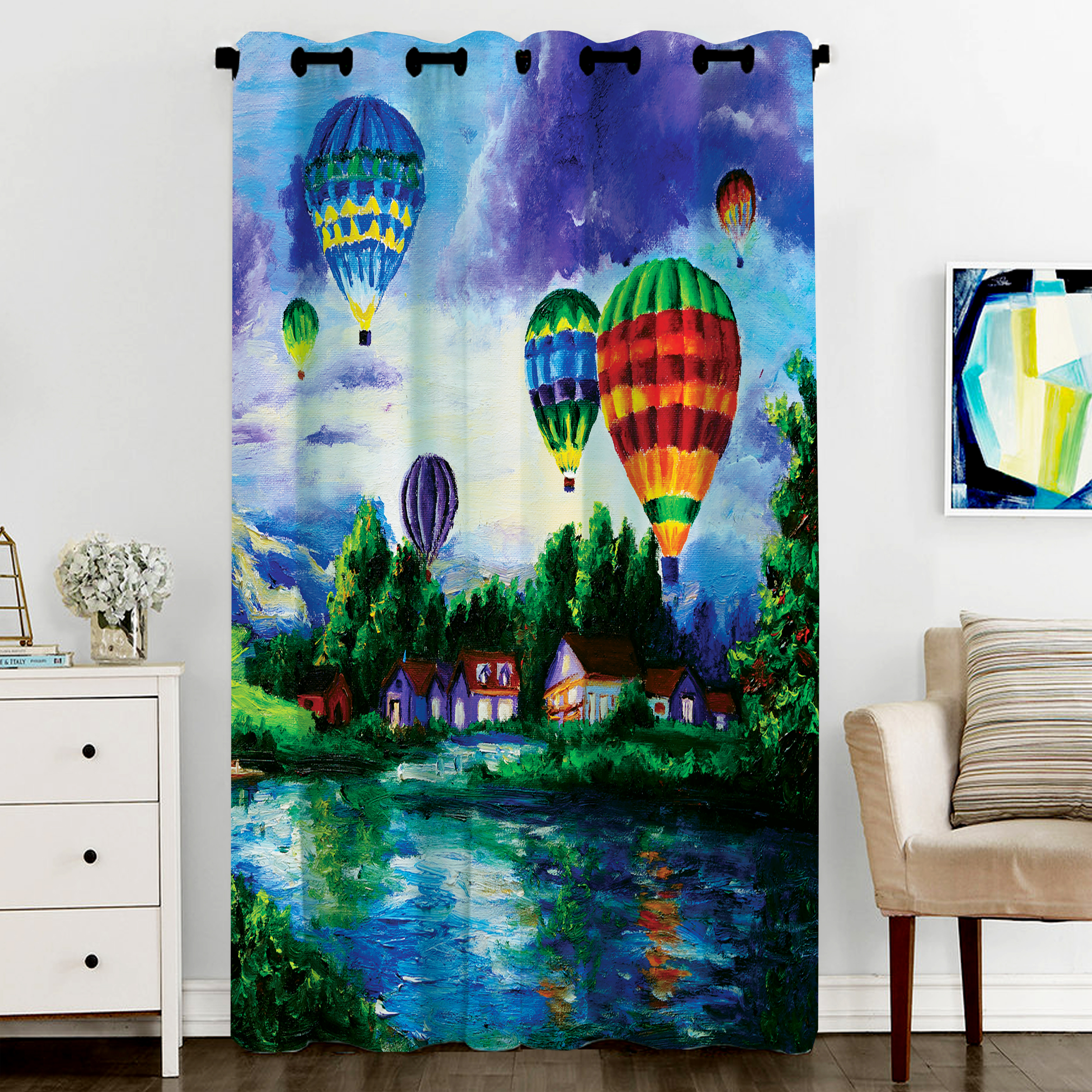 پرده مدل C6-50118 سایز 270x140 سانتی‌متر