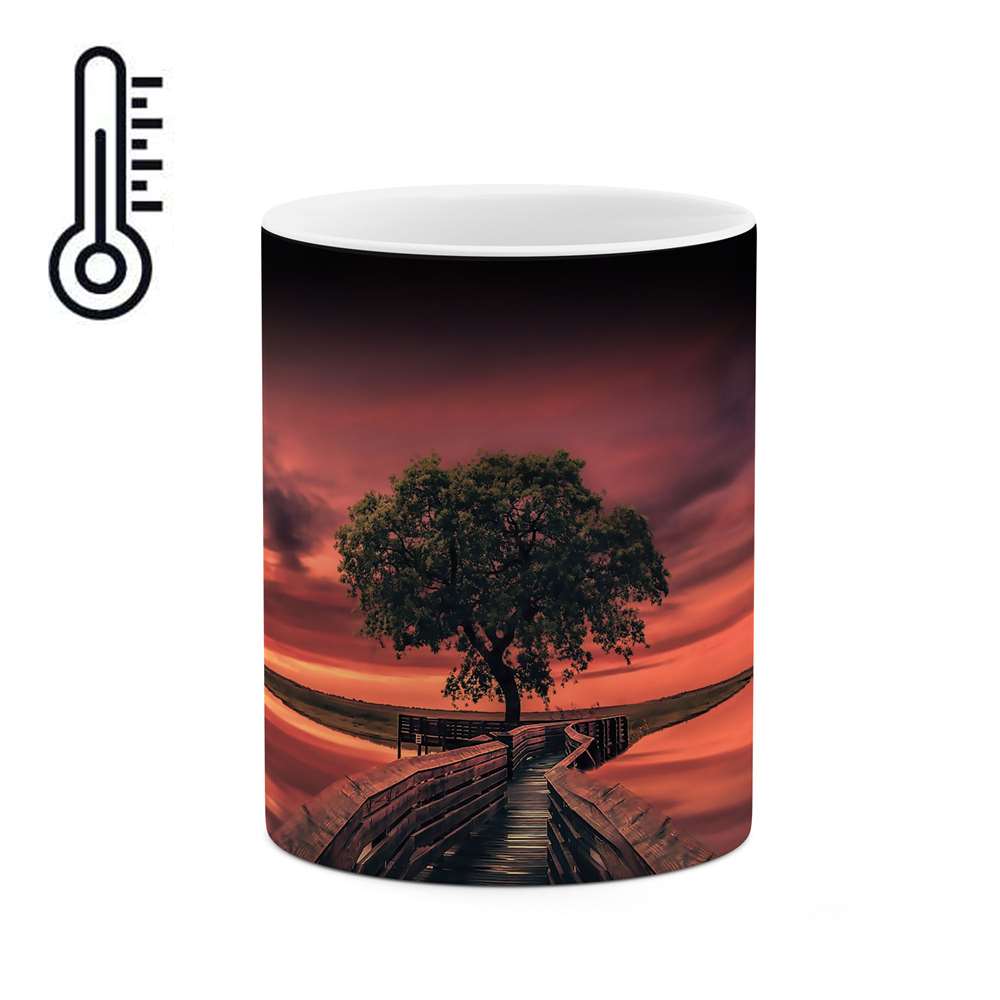 ماگ حرارتی طرح درخت تنها مدل mgp00414