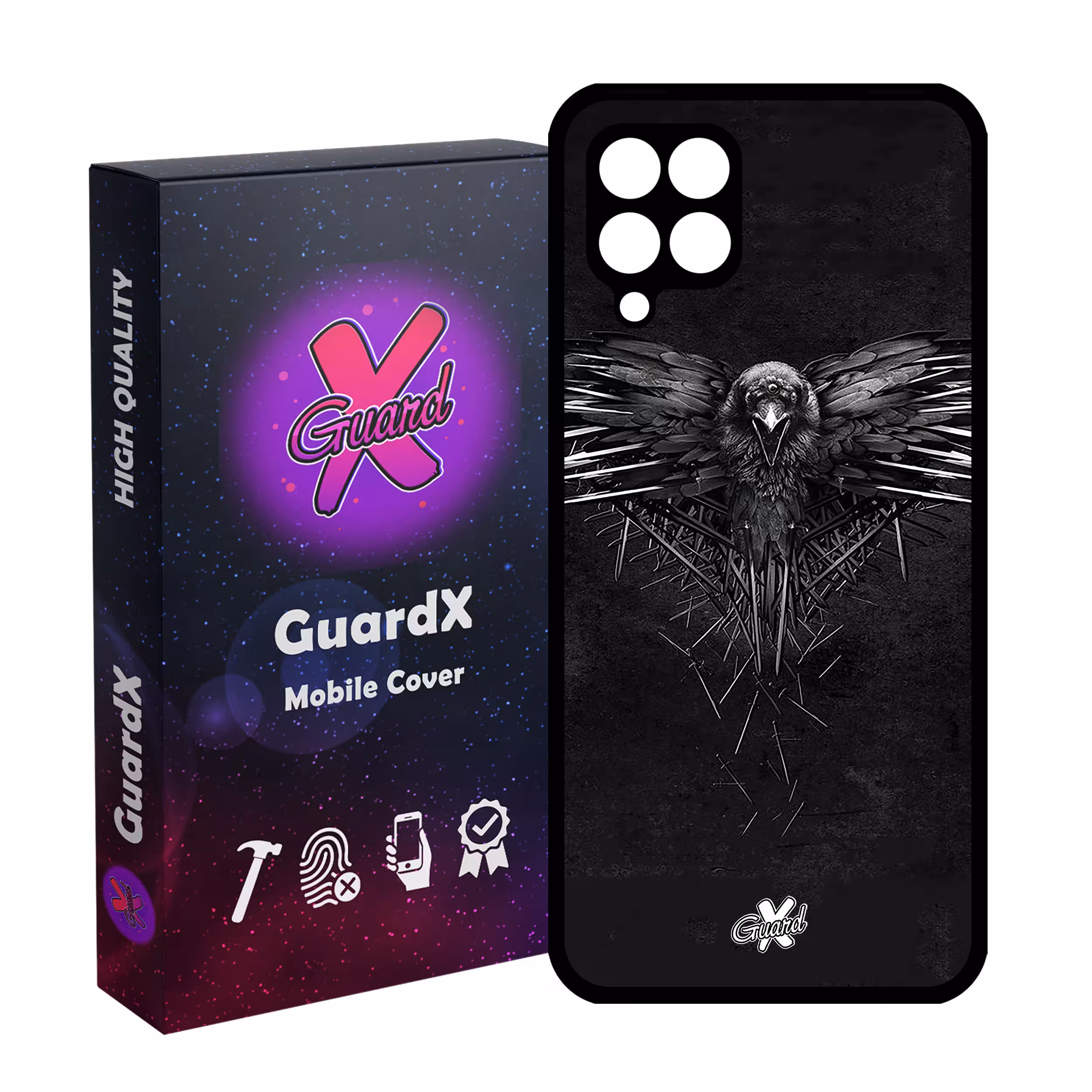 کاور گارد ایکس طرح گات مدل Glass10426 مناسب برای گوشی موبایل سامسونگ Galaxy A12/M12/F12