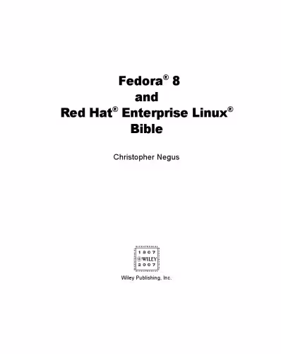 خرید و دانلود نسخه کامل کتاب Fedora 8 and Red Hat Enterprise Linux Bible