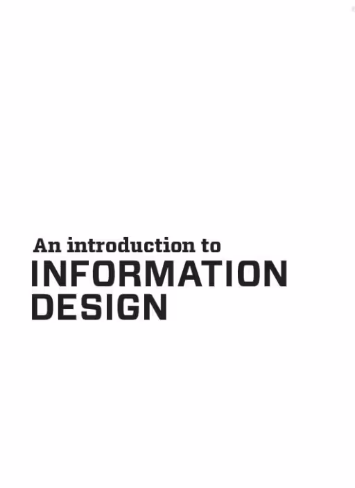 کتاب  an introduction to an information design