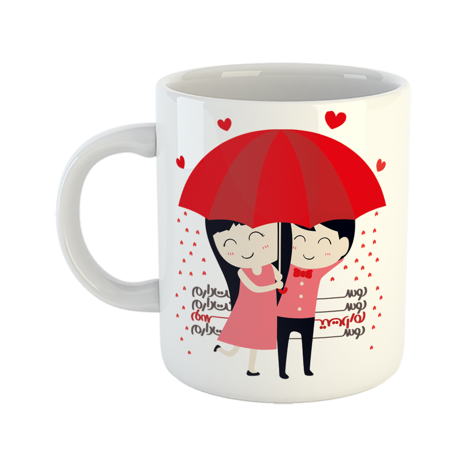 ماگ مدل چتری برای عاشقی