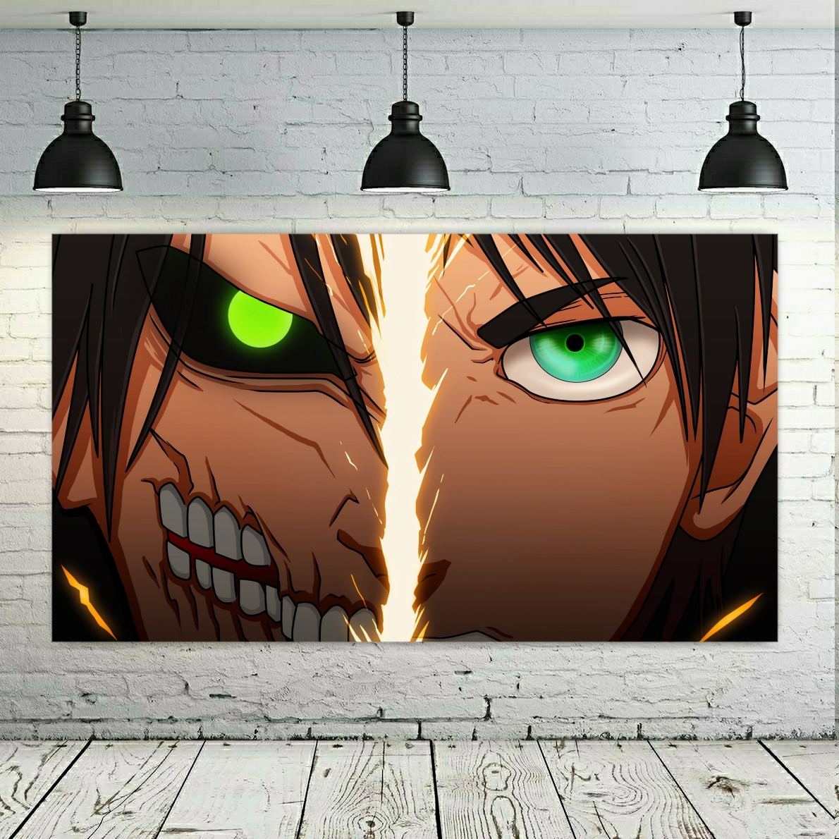 تابلو شاسی طرح انیمه اتک ان تایتان مدلKG214