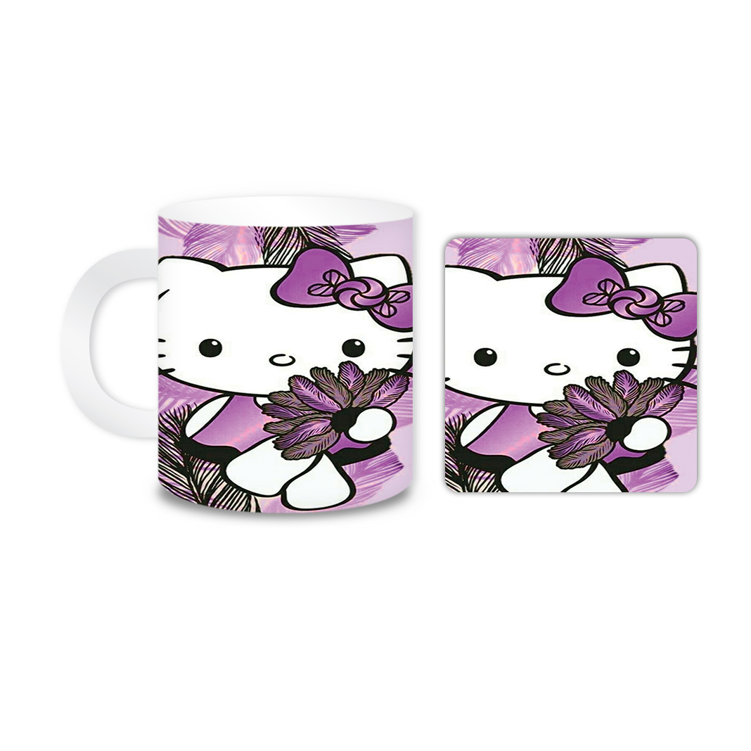 ماگ مدل کیتی کد 1579 به همراه زیر لیوانی